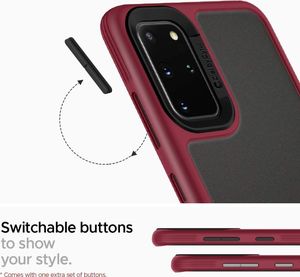 Spigen Etui Spigen Ciel Color Brick Samsung Galaxy S20 Burgundy 4