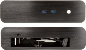 Obudowa Akasa Euler S Fanless Thin Mini-ITX 2xUSB 3.0 (A-ITX10-M1B) 2