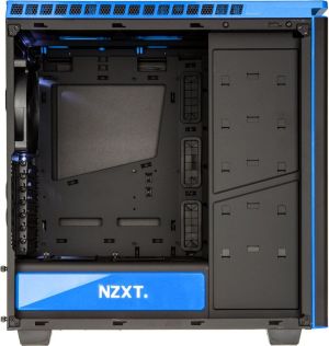 Obudowa Nzxt H440 - czarno niebieska z oknem - wyciszona (CA-H440W-M4) 3