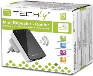Access Point Techly 300N Wall Repeater2 (I-WL-REPEATER2) 2