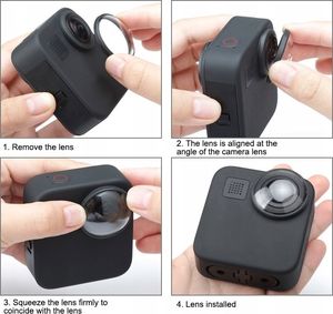 Puluz 2x Osłona Filtr Ochronny na Obiektyw do GoPro Max 5
