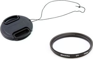 Filtr Seagull ZESTAW OCHRONNY FILTR UV + DEKIELEK na 49mm 49 mm 2