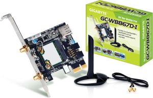 Karta sieciowa Gigabyte 867 Mbps AC, Bluetooth, Intel WiDi (GC-WB867D-I) 1