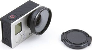Xrec Zestaw ochronny 3w1 (Adapter 37mm / Filtr UV / Dekielek) do GoPro HERO 4 3+ 3 6