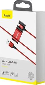 Ładowarka Baseus HUB ładowania z kablem Lightning Baseus Special Data Cable do samochodu (czerwony) 6