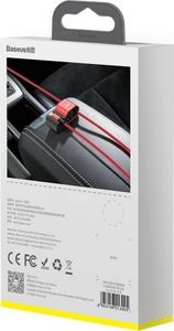 Ładowarka Baseus HUB ładowania z kablem Lightning Baseus Special Data Cable do samochodu (czerwony) 7