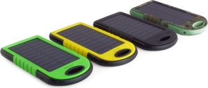 Powerbank PowerNeed 5000mAh z panelem solarnym 1.2W (S5000B) 12