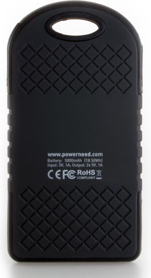 Powerbank PowerNeed 5000mAh z panelem solarnym 1.2W (S5000B) 15