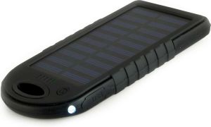 Powerbank PowerNeed 5000mAh z panelem solarnym 1.2W (S5000B) 2