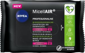 Nivea Micell Air Skin Breathe Chusteczki micelarne z Czarną Herbatą 20 sztuk 1