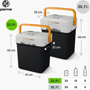 Lodówka turystyczna Peme Essential 27 Adventure Orange 16