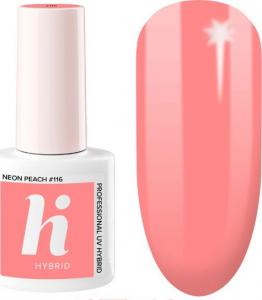 Hi Hybrid Lakier hybrydowy Pop #116 Neon Peach 5ml 3