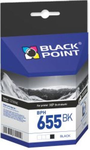 Tusz Black Point BPH655BK (HP 655 CZ109AE) czarny 1