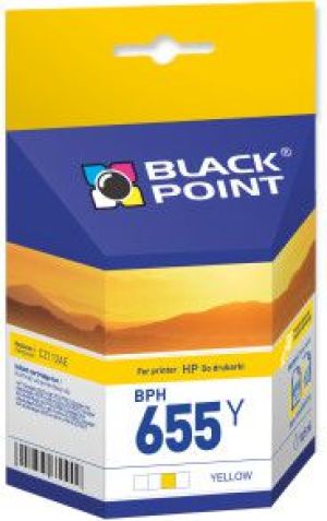 Tusz Black Point BPH655Y (Hp 655 CZ112AE) żółty 1