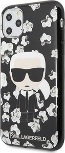 Karl Lagerfeld Karl Lagerfeld KLHCPXFLFBBK iPhone X/Xs czarny/black Flower Ikonik Karl 2