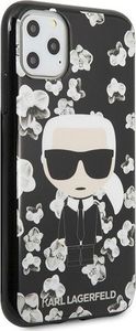 Karl Lagerfeld Karl Lagerfeld KLHCPXFLFBBK iPhone X/Xs czarny/black Flower Ikonik Karl 5