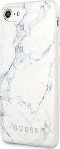 Guess Guess GUHI8PCUMAWH iPhone 7/8 biały/white Marble 2