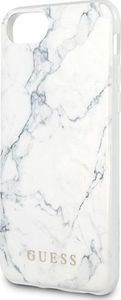 Guess Guess GUHI8PCUMAWH iPhone 7/8 biały/white Marble 3