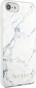 Guess Guess GUHI8PCUMAWH iPhone 7/8 biały/white Marble 5