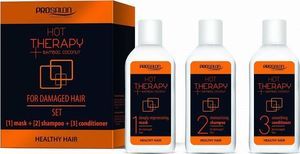 Chantal CHANTAL_Prosalon Hot Therapy Mask + Shampoo + Conditioner kuracja do włosów na gorąco 3x50g 1