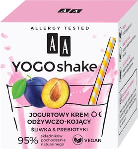 AA Krem do twarzy Yogo Shake Śliwka&Prebiotyki odżywczy 50ml 1