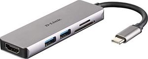 Stacja/replikator D-Link 5w1 USB-C (DUB-M530) 2