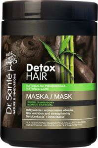 Elfa Pharm Dr.Sante Detox Hair Maska regenerująca do włosów z węglem bambusowym 1000ml 1