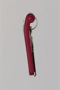 Staples Zawieszka do kluczy KEY CLIP czerwony 6 szt. 2