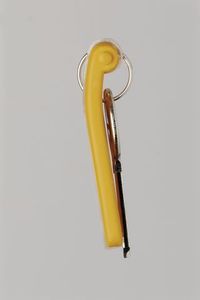 Staples DURABLE Zawieszka do kluczy KEY CLIP, żółty, opakowanie 6 szt. 1