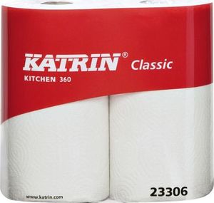 Staples KATRIN Ręcznik kuchenny CLASSIC 360, biały, 1-warstwy 205 mm x 100 m 2/P 1