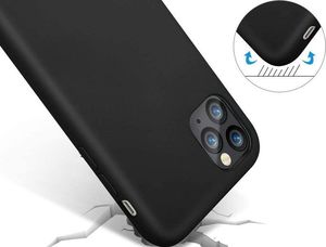 Alogy Etui silikonowe Alogy slim case do Apple iPhone 11 Pro Max czarne uniwersalny 3