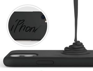 Alogy Etui silikonowe Alogy slim case do Apple iPhone 11 czarne uniwersalny 2
