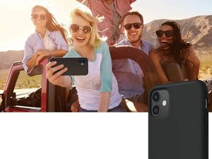 Alogy Etui silikonowe Alogy slim case do Apple iPhone 11 czarne uniwersalny 6