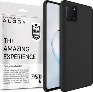 Alogy Etui silikonowe Alogy slim case do Samsung Galaxy Note 10 Lite czarne uniwersalny 2