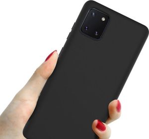 Alogy Etui silikonowe Alogy slim case do Samsung Galaxy Note 10 Lite czarne uniwersalny 3