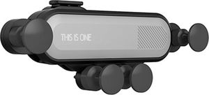 Alogy Uchwyt samochodowy grawitacyjny do kratki Alogy Air Vent Szary uniwersalny 2