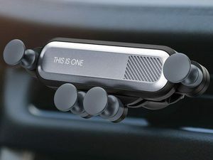 Alogy Uchwyt samochodowy grawitacyjny do kratki Alogy Air Vent Szary uniwersalny 6