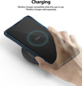 Alogy Etui na telefon Ringke Fusion X do Samsung Galaxy Note 10 Lite Space Blue uniwersalny 6