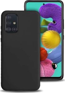 Alogy Etui na telefon silikonowe Alogy do Samsung Galaxy A71 czarne uniwersalny 3