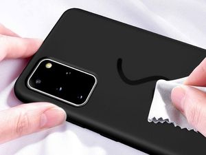 Alogy Etui na telefon silikonowe Alogy do Samsung Galaxy S20 Plus czarne uniwersalny 5