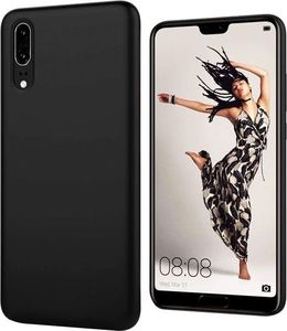 Alogy Etui na telefon silikonowe Alogy do Huawei P20 czarne uniwersalny 1