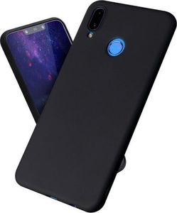 Alogy Etui na telefon silikonowe Alogy do Huawei P Smart 2019 czarne uniwersalny 2