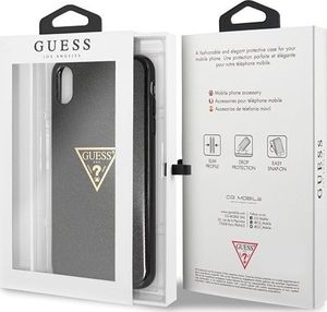 Guess GUESS HARD CASE GLITTER TRIANGLE GUHCI65SGTLBK IPHONE XS MAX CZARNY standard 7