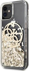 Guess GUESS HARD CASE CIRCLE LIQUID GLITTER GUHCN61LGGITDGO IPHONE 11 ZŁOTY standard 2