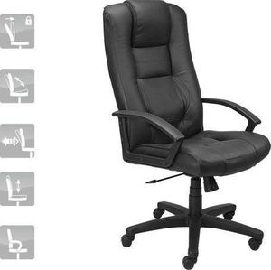 Krzesło biurowe Staples Fotel biurowy Nowy Styl Laguna czarny (NOW364) 1