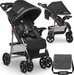 Wózek Lionelo Wózek spacerowy Emma Plus czarny (56445) 2