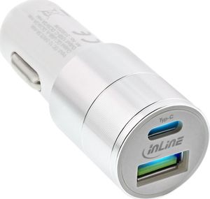 Ładowarka InLine 1x USB-A 1x USB-C 2.5 A  (31502W) 1