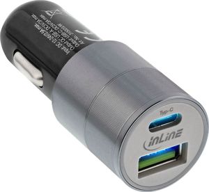 Ładowarka InLine 1x USB-A 1x USB-C 2.5 A  (31502S) 1