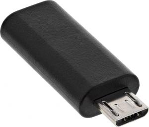 Adapter USB InLine USB-C - microUSB Czarny  (33302I) 2