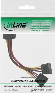 InLine SATA - SATA, 0.3m, Wielokolorowy (29683B) 2
